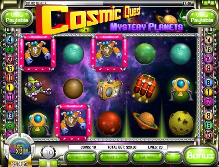 Cosmic Quest: Mystery Planets Pokie