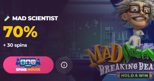 Spins House Casino Daily Reload Bonus
