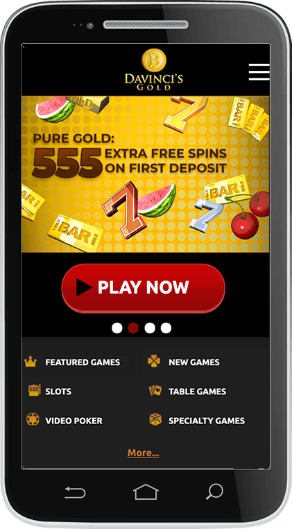Da Vinci’s Gold Mobile Casino