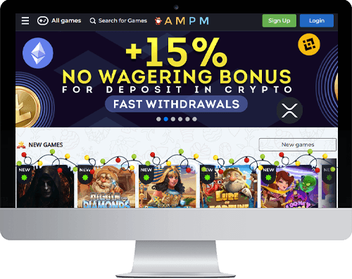 AMPM Casino on desktop