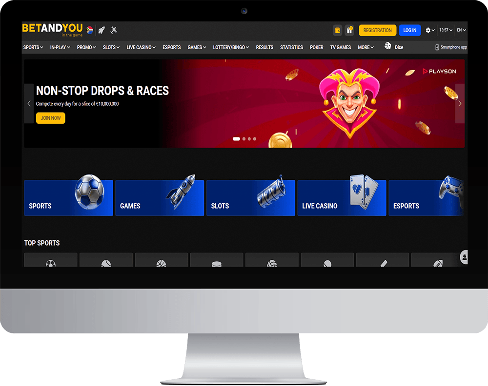 BETANDYOU Casino on desktop