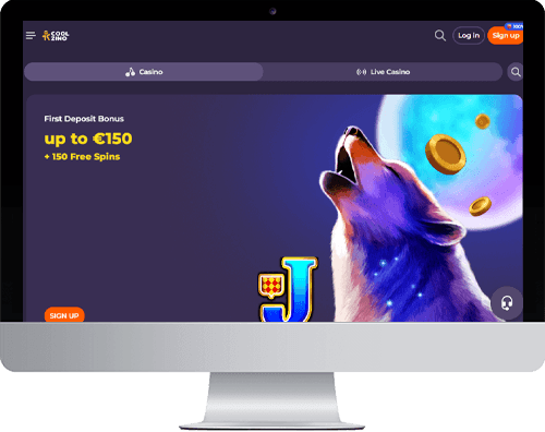 Coolzino Casino on desktop