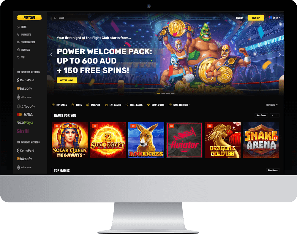 Sportaza Casino on desktop