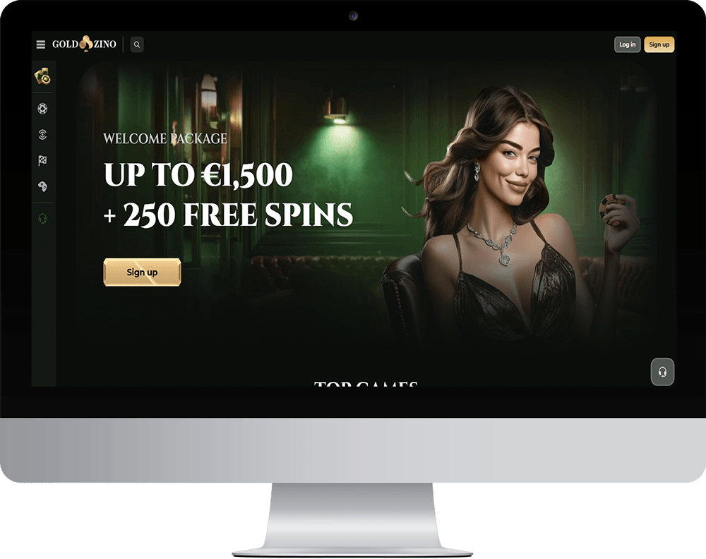 Goldzino Casino on desktop