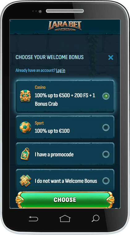 Larabet Mobile Casino