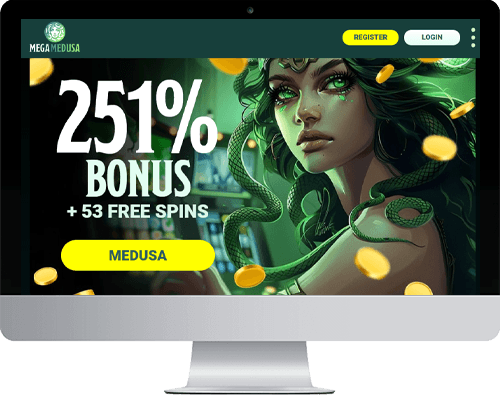 Mega Medusa Casino on desktop