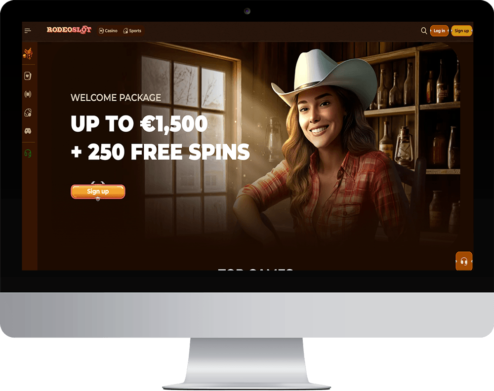Rodeoslot Casino on desktop
