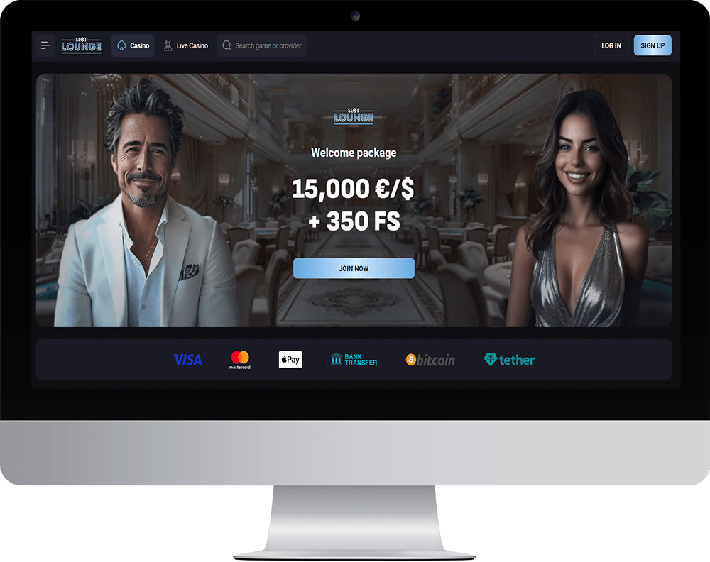 Slotlounge Casino on desktop