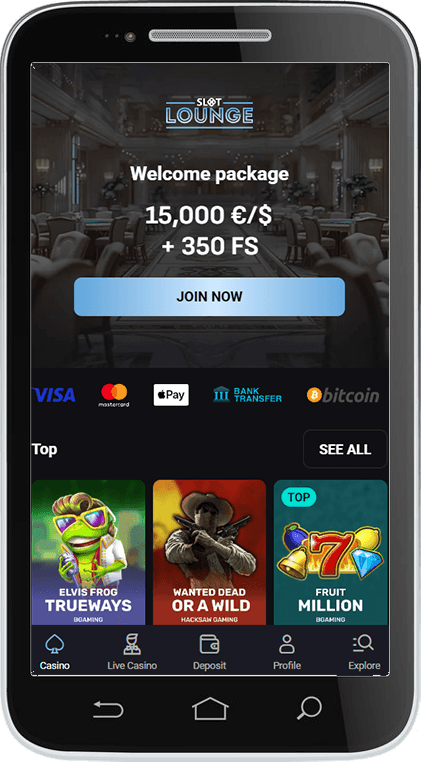 Slotlounge Mobile Casino