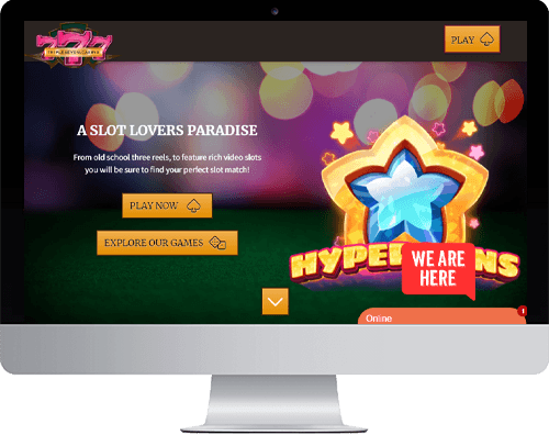 TripleSeven Casino on desktop